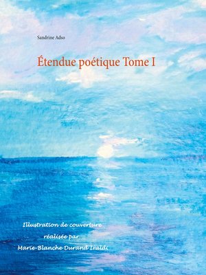 cover image of Étendue poétique Tome I